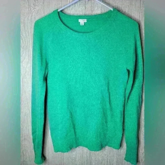 Halogen Cashmere green sweater. Size S - Picture 1 of 4